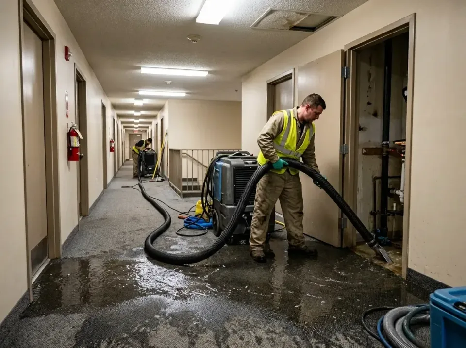 multi-unit-apartment-hallway-f-005 — frequently asked questions, Emergency Burst Pipe Water Extraction & Removal in Loch Lom…